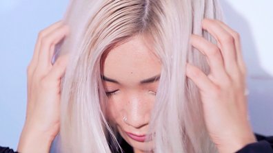 Förberedelser inför att bli blond 4 Kerastase